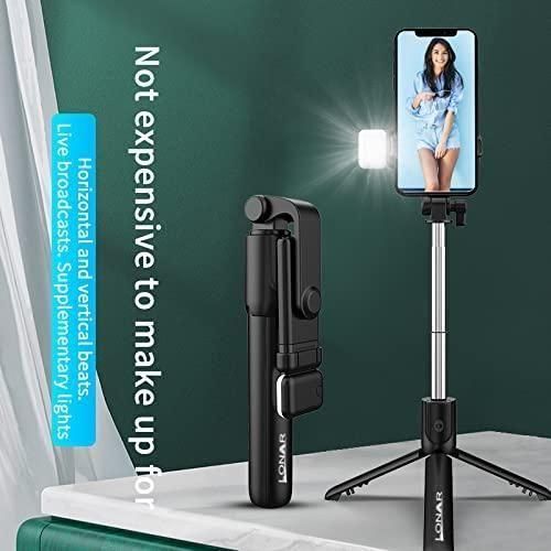Extendable Flash 3-in-1 Selfie Stick Tripod with Bluetooth Remote™